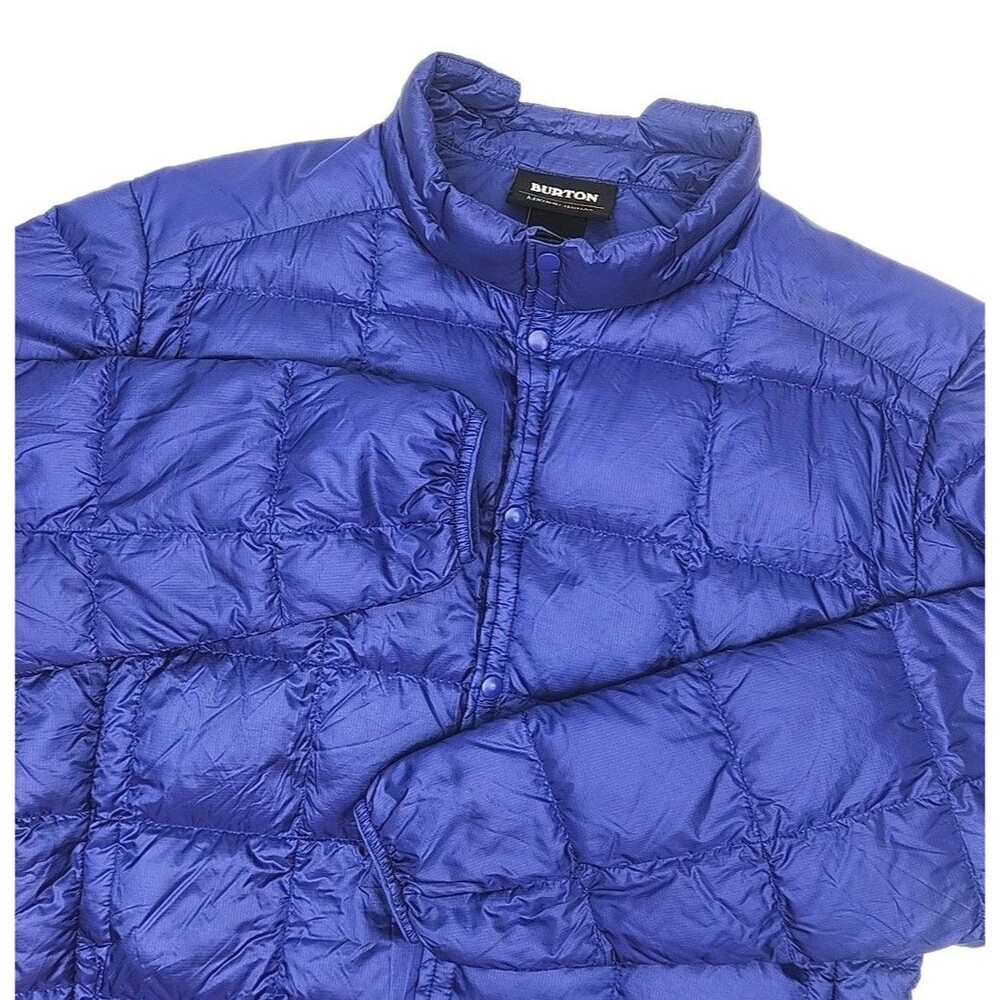 Burton Jacket Coat Living Lining Down Dhaka Puffer Women Small Purple Blue Snap